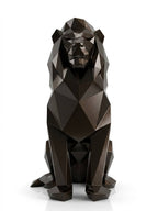 Lion-Inspired Geometric Sculpture